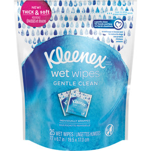 Kleenex Gentle Wrapped Wet Wipes View Product Image