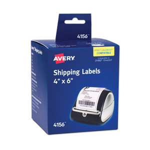 Avery Multipurpose Thermal Labels, 4 x 6, White, 220/Roll View Product Image