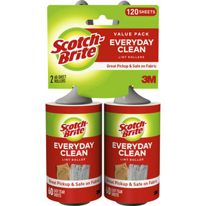 Scotch-Brite Lint Roller, 2/Pack MMM836RS60TPP View Product Image