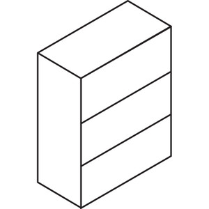Lacasse 3-drawer Lateral File View Product Image