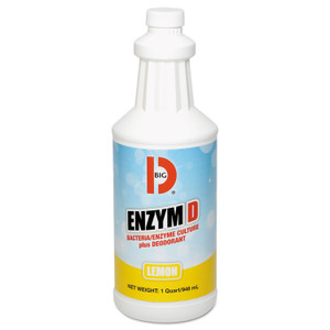 Big D Industries Enzym D Digester Liquid Deodorant, Lemon, 32oz, 12/Carton View Product Image