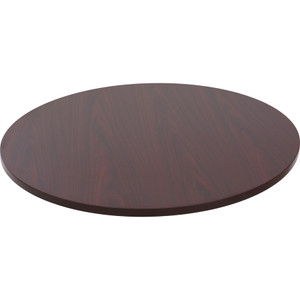 Lorell Woodstain Hospitality Round Tabletop View Product Image