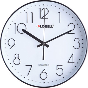 Lorell 12" Quiet Wall Clock View Product Image