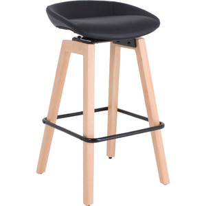 Lorell Modern Low-Back Stool View Product Image