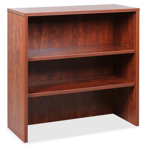 Lorell Essentials Cherry Laminate Stack-on Bookshelf View Product Image