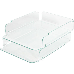 Lorell Stacking Letter Trays View Product Image