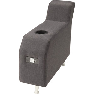 Lorell Fuze Modular Lounge Series Brown Guest Seating View Product Image
