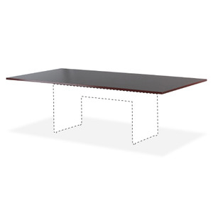 Lorell Essentials Series Mahogany Conference Table View Product Image