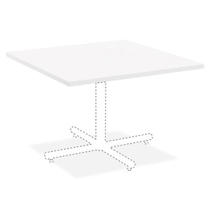 Lorell Hospitality White Laminate Square Tabletop View Product Image