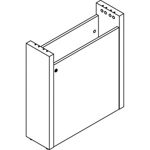 Lorell Prominence 2.0 Table Laminate Base w/ Door View Product Image