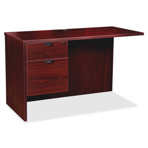 Lorell Prominence 2.0 Mahogany Laminate Box/File Left Return - 2-Drawer View Product Image