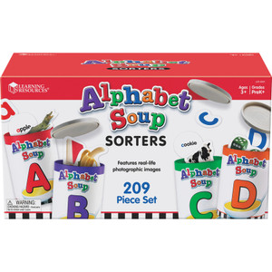 Learning Resources Alphabet Soup Sorters Skill Set View Product Image