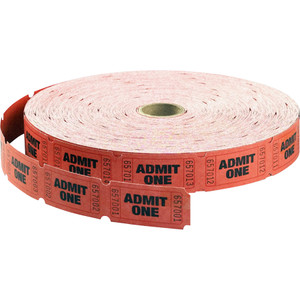 Maco Admit One Single Roll Tickets View Product Image