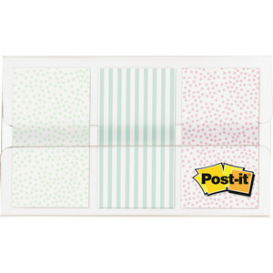 Post-it&reg; Pastel Color Flags in On-the-Go Dispenser View Product Image