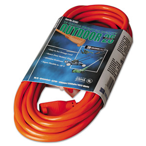 CCI Vinyl Outdoor Extension Cord, 25ft, 13 Amp, Orange View Product Image