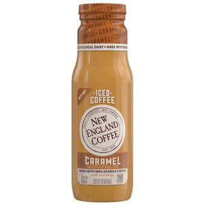 New England Caramel Iced Coffee Bottle View Product Image