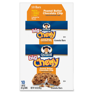 Quaker Oats Peanut Butter Big Chewy Granola Bar View Product Image