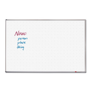 Quartet&reg; Total Erase&reg;Whiteboard, 3' x 4', Aluminum Frame, Writing Grid View Product Image