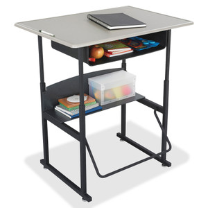 Safco AlphaBetter Desk, 36 x 24 Standard Top with Book Box View Product Image