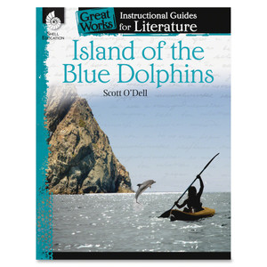 Shell Education Island of the Blue Dolphins Literature Guide Printed Book by Scott O'Dell View Product Image