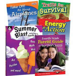 Shell Education Learn-At-Home Grade 4 Summer Bundle Printed Book by Jennifer Prior, Wendy Conklin, Suzanne I. Barchers View Product Image