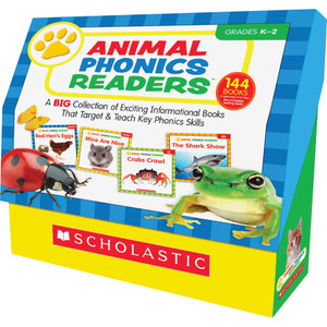 Scholastic Res. Grade K-2 Animal Phonics Reader Book Set Printed Book by Liza Charlesworth View Product Image