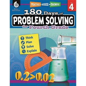 Shell Education 180 Days of Problem Solving for Fourth Grade Printed Book View Product Image