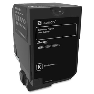 Lexmark 74C10K0 (CS720/CS725/CX725) Return Program Toner, Black View Product Image