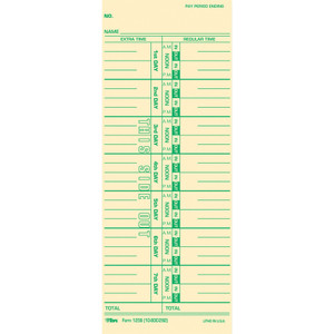 TOPS Numbered Days Time Cards View Product Image