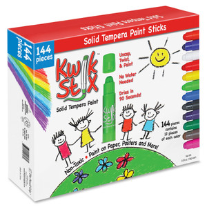 The Pencil Grip Kwik Stix 144-Piece Tempera Paint Sticks View Product Image