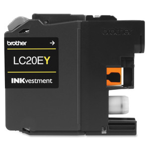 Brother LC20EY INKvestment Super High-Yield Ink, 1200 Page-Yield, Yellow View Product Image