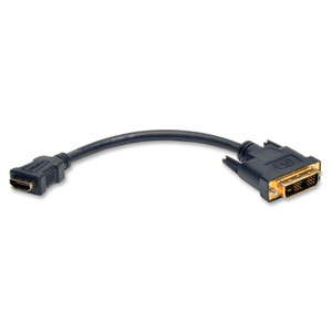 Tripp Lite HDMI to DVI Adapter Cable Connector HDMI to DVI-D F/M 8 Inch View Product Image
