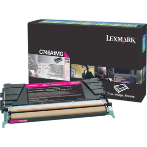 Lexmark C746A1MG Return Program Toner, 7000 Page-Yield, Magenta View Product Image