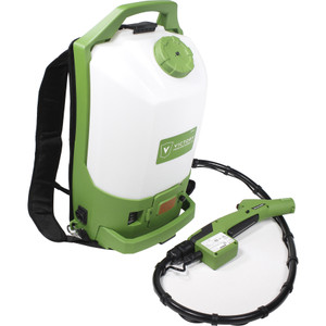 Victory Innovations Co Professional Cordless Electrostatic Backpack Sprayer, 2.25 gal, 48" Hose, Green/Translucent White/Black View Product Image