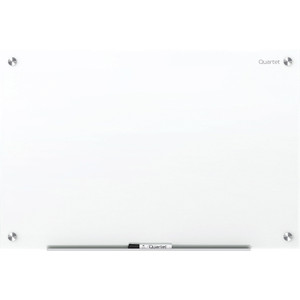 Quartet Brilliance Glass Dry-Erase Boards, 48 x 36, White Surface View Product Image