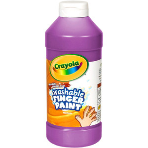 Crayola Washable Fingerpaint, Violet, 16 oz View Product Image