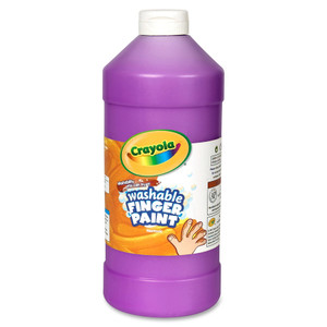 Crayola Washable Fingerpaint, Violet, 32 oz Bottle View Product Image