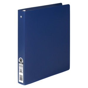 Wilson Jones ACCOHIDE Poly Round Ring Binder, 3 Rings, 1" Capacity, 11 x 8.5, Blue View Product Image