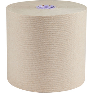 Scott Essential 100% Recycled Fiber Hard Roll Towel, 1.75" Core, Brown, 8" x 700 ft, 6/Carton View Product Image