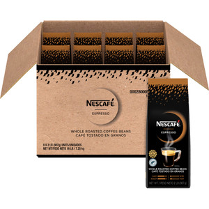 Nescaf Espresso Whole Roasted Coffee Beans, 2 lb Bag View Product Image