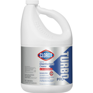 Clorox Turbo Pro Disinfectant Cleaner for Sprayer Devices, 121 oz Bottle, 3/Carton View Product Image