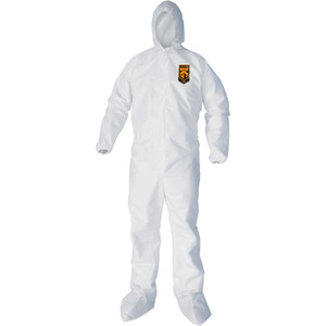 KleenGuard A40 Coveralls - Zipper Front, Elastic Wrists, Ankles, Hood & Boots View Product Image