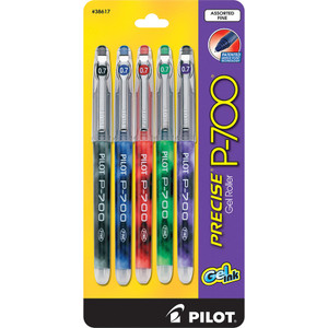 Pilot Precise P-700 Precision Point Fine Capped Gel Rolling Ball Pens View Product Image