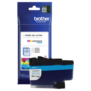 Brother LC3039C INKvestment Ultra High-Yield Ink, 5000 Page-Yield, Cyan View Product Image