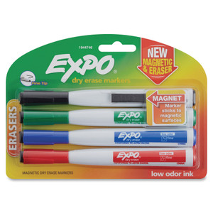 Expo Eraser Cap Fine Magnetic Dry Erase Markers View Product Image