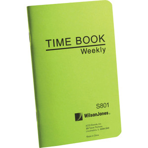 Wilson Jones Foreman's Time Book View Product Image