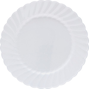 Classicware WNA Comet Heavyweight Plastic White Plates View Product Image