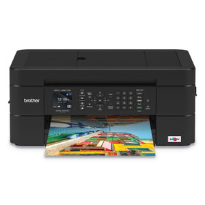 Brother MFCJ491DW Wireless Color Inkjet All-in-One Printer with Mobile Device and Duplex Printing View Product Image