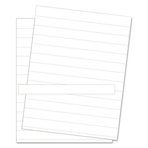 MasterVision Data Card Replacement Sheet, 8 1/2 x 11 Sheets, White, 10/PK View Product Image