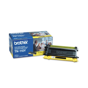 Brother TN110Y Toner, 1500 Page-Yield, Yellow View Product Image